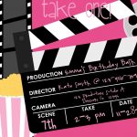Movie Birthday Party Invitations Printable Free   Free Printable Movie Themed Invitations