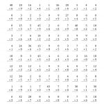 Multiplication Timed Test Pdf Math Multi Digit Multiplication   Free Printable Multiplication Speed Drills