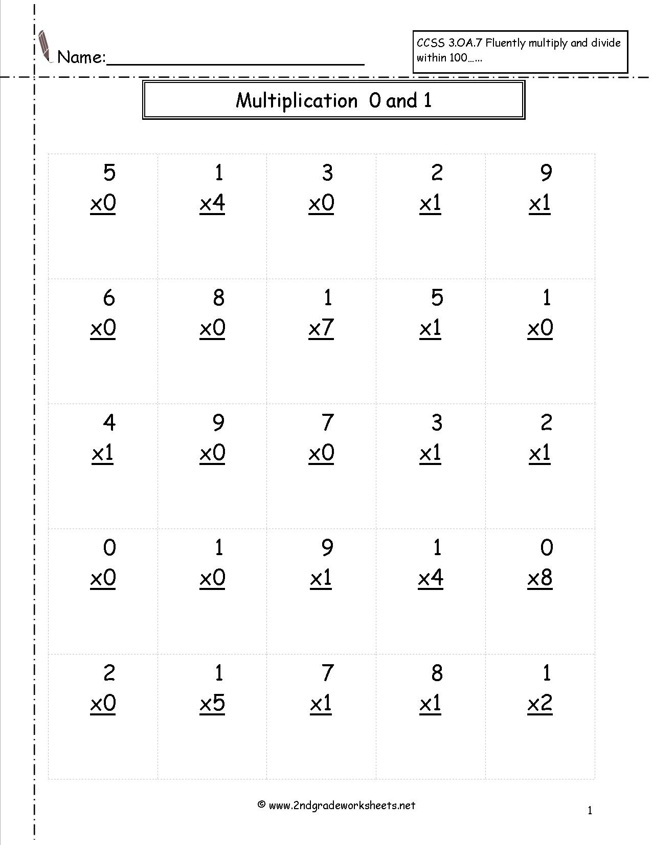Multiplication Worksheets And Printouts - Free Printable Multiplication Sheets