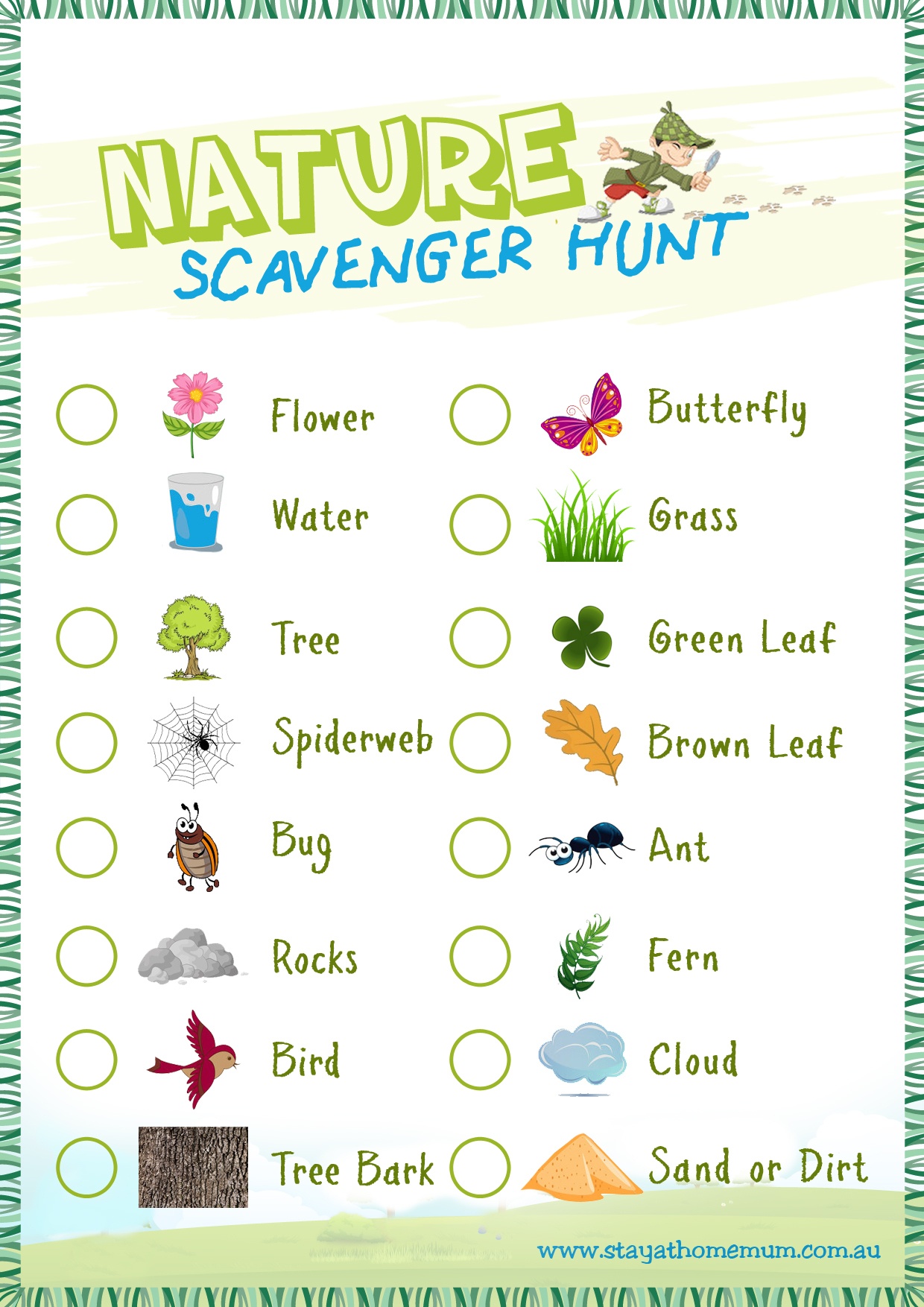 Free Printable Scavenger Hunt For Kids Free Printable