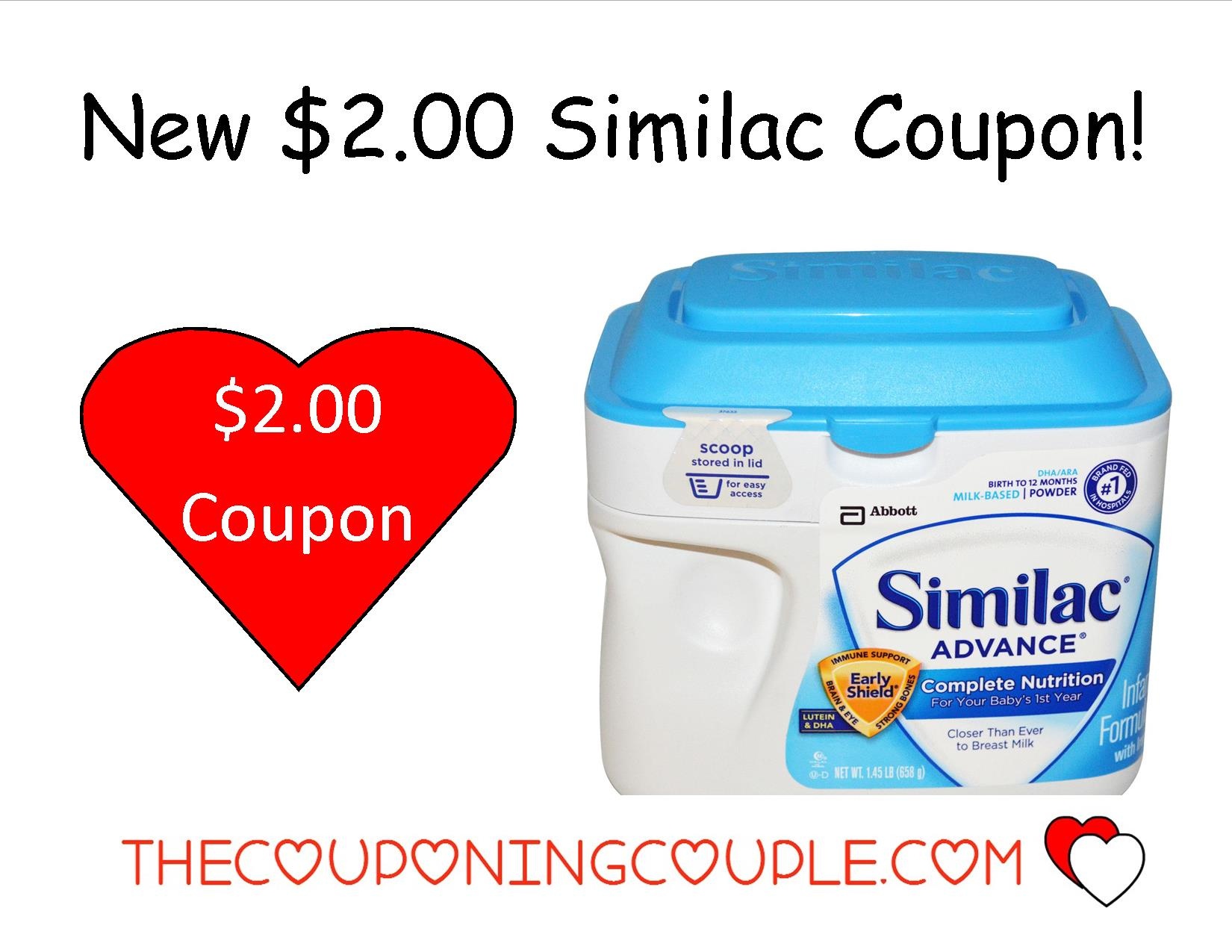 New $2.00/1 Similac Formula Coupon + Walmart Deal! - Free Printable Similac Sensitive Coupons