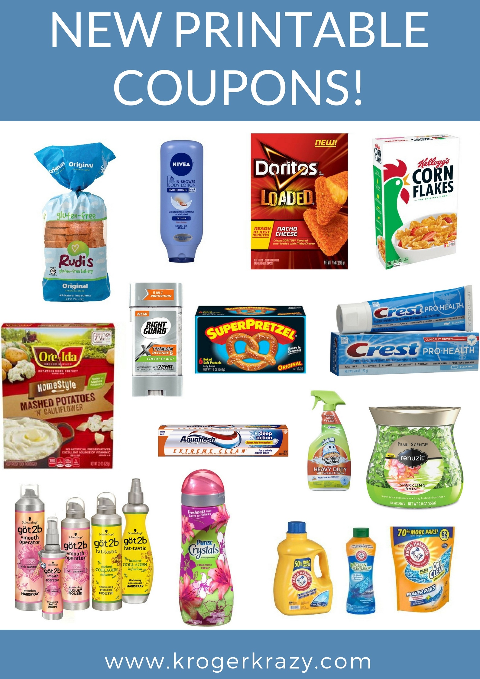 New Printable Coupons! Arm &amp; Hammer, Crest, Colgate, Sargento &amp; Much - Free Printable Crest Coupons