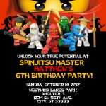 Ninjago Birthday Invitation. Created On Photoshop. Can Customize For   Lego Ninjago Party Invitations Printable Free