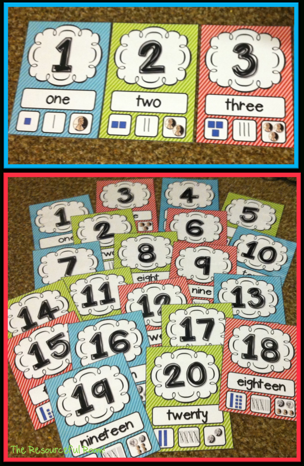 Number Posters | Classroom Freebies! | Classroom Freebies, Numbers - Free Printable Number Posters