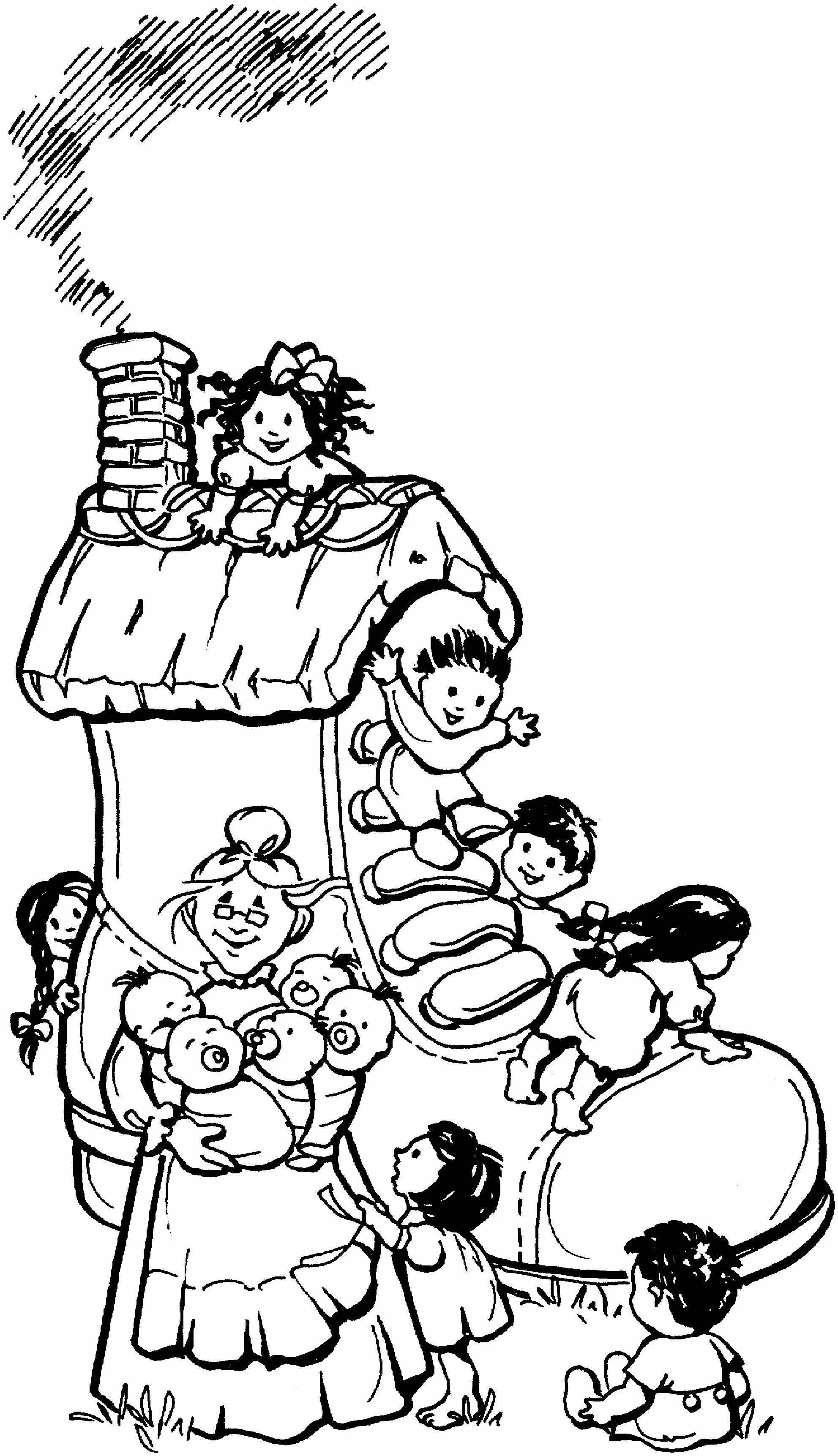 Nursery-Rhymes-Coloring-Pages-To-Print.gif (1983×3446) | Craft Ideas - Free Printable Mother Goose Nursery Rhymes