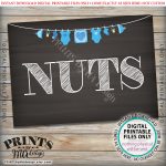 Nuts And No Nuts Signs, Food Allergy Baby Shower Sign, Nut Free Zone   Printable Nut Free Signs