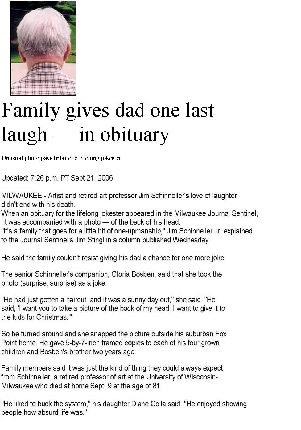 Obituary Examples, Sample Obituary. Make It Unique With These - Free Printable Obituary