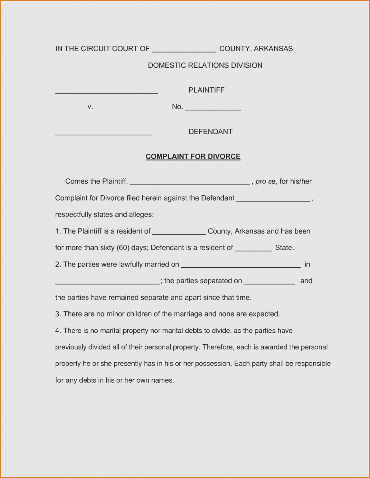 One Checklist That You | Realty Executives Mi : Invoice And Resume - Free Printable Divorce Papers For Arkansas