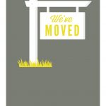 Our New Address   Free Printable Moving Announcement Template   Free Printable Moving Announcement Templates