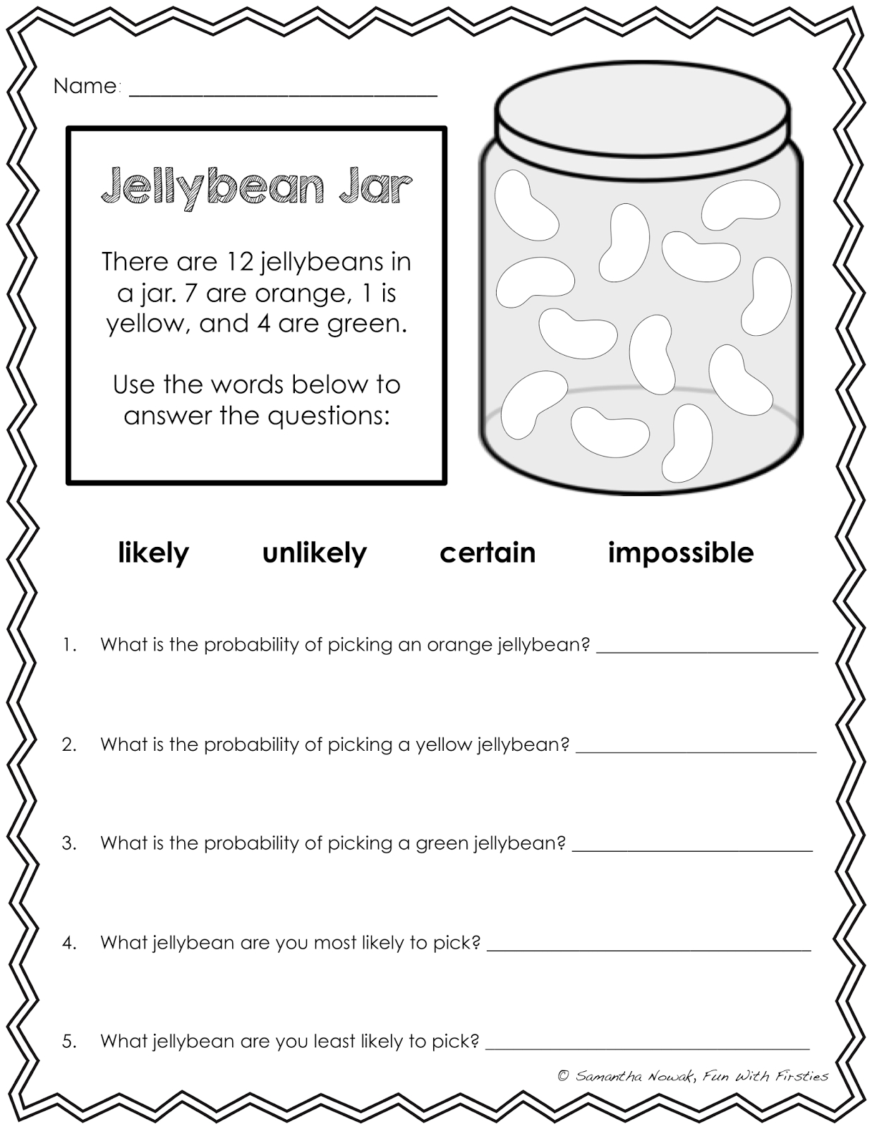 Grade 7 Math Probability Worksheets