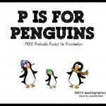 P Is For Penguins   Letter P Printables   Free Printable Penguin Books