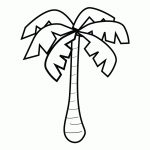 Palm Tree Coloring Page Printable.gif 800×1,035 Pixels | Pumpkin   Free Printable Palm Tree Template