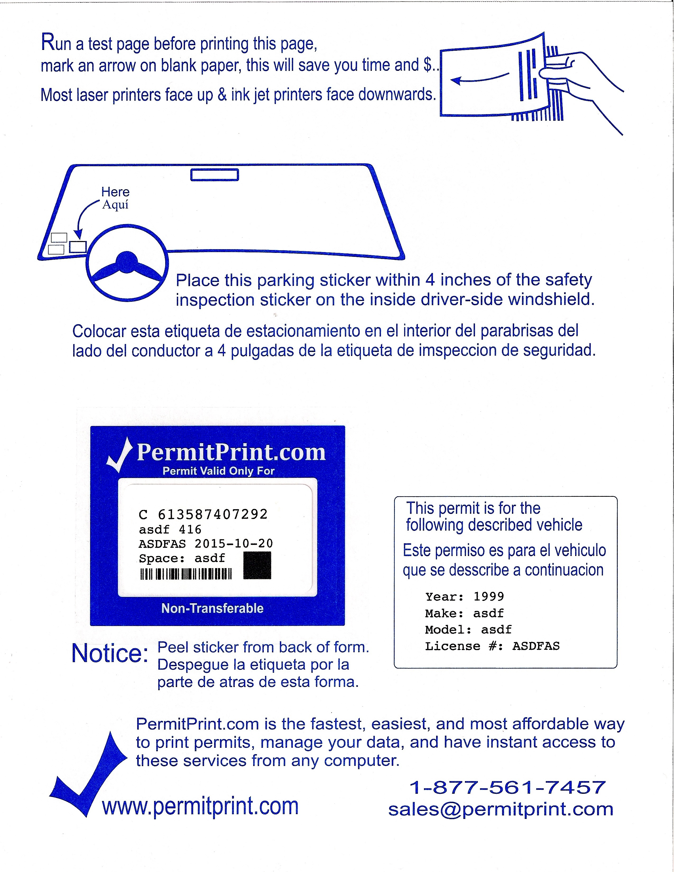 Car Park Sign Disabled Parking Permit Disability Printable Free 