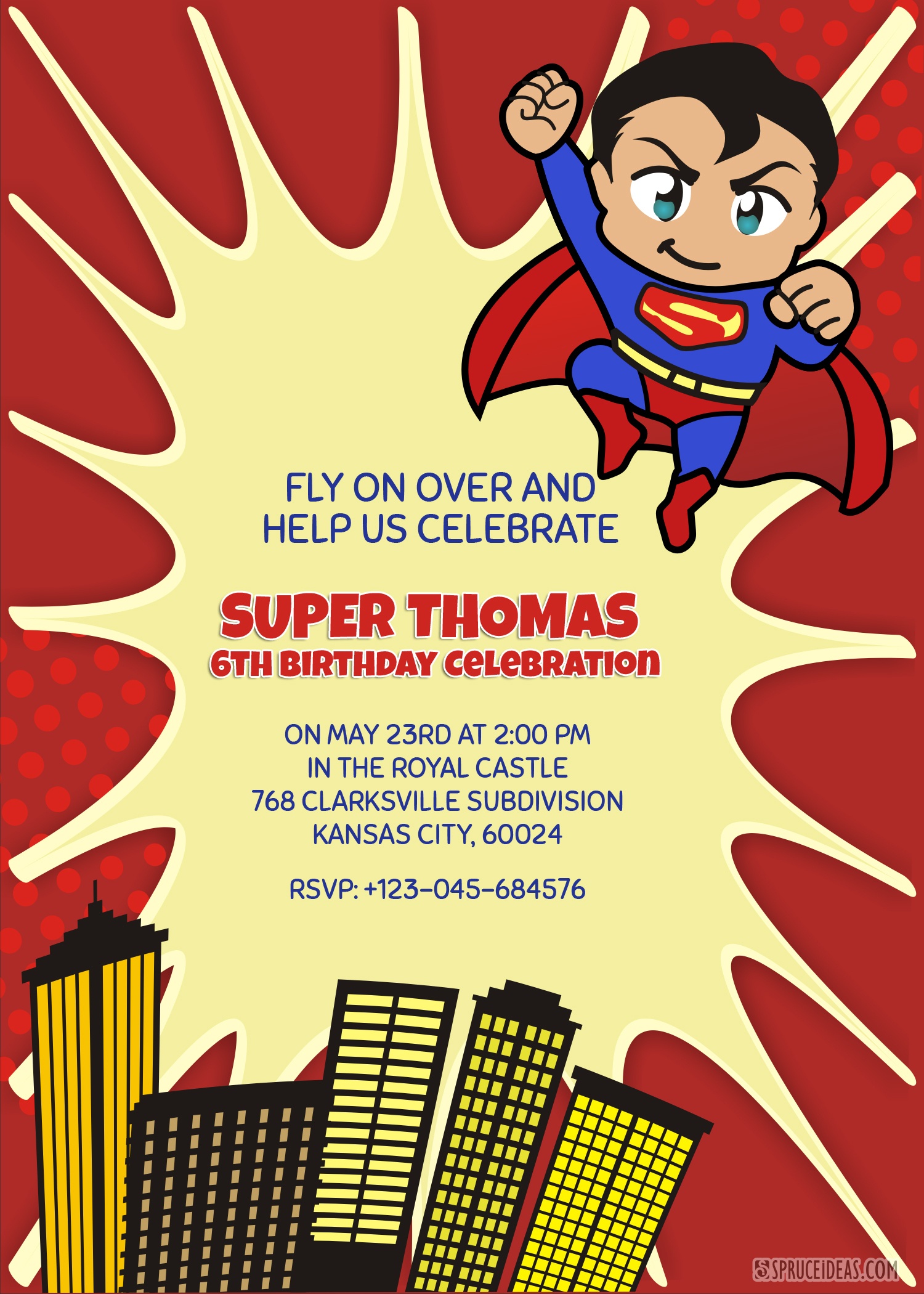 Free Printable Superman Invitations Free Printable