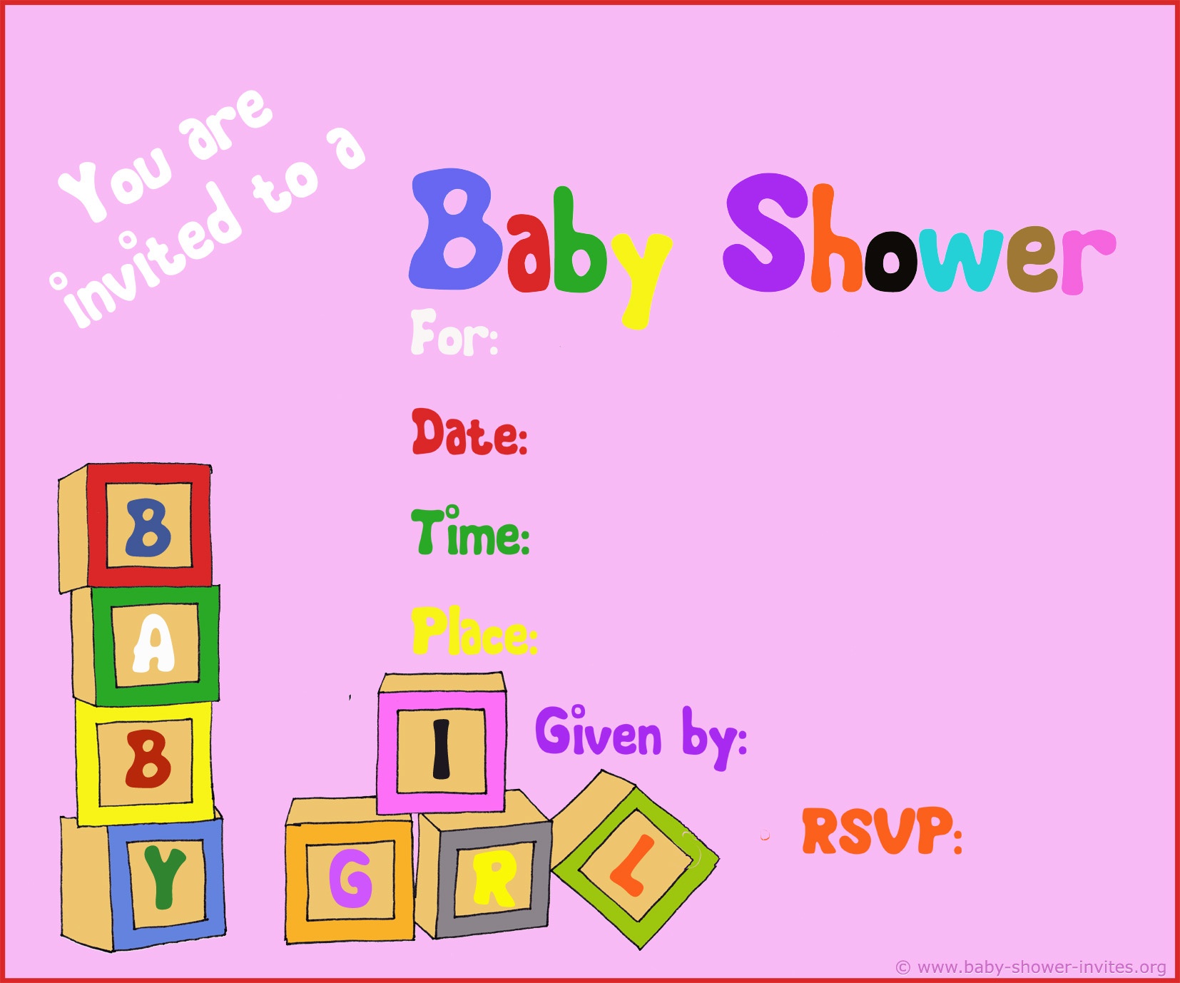 Photo : Free Printable Do It Yourself Image - Free Printable John Deere Baby Shower Invitations