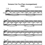 Piano Sheet Music Someone Like You   Google Search | Music In 2019   Free Printable Sheet Music Adele Someone Like You