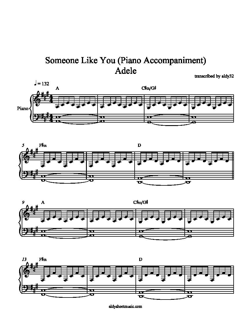 Piano Sheet Music Someone Like You - Google Search | Music In 2019 - Free Printable Sheet Music Adele Someone Like You