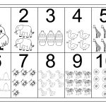 Picture Number Chart 1 10 | Printable Worksheets | Numbers Preschool   Free Printable Number Chart 1 10