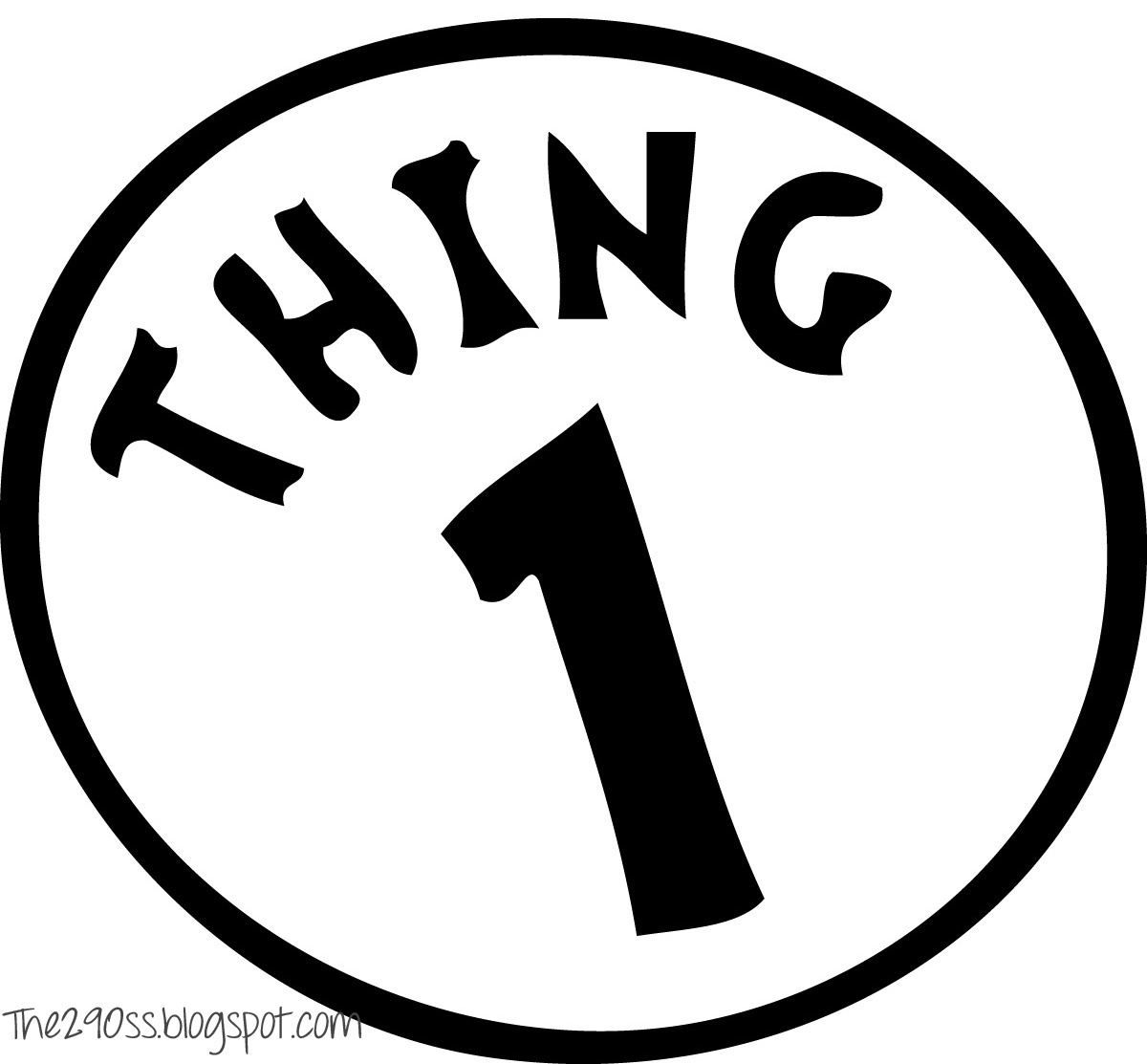 Pictures Of Thing 1 And Thing 2 | Free Download Best Pictures Of - Thing 1 And Thing 2 Free Printable Template