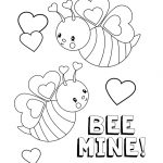 Pinbobo's Beeswax On Valentine's Day Free Coloring Page   Free Printable Valentine Coloring Pages