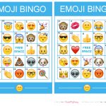 Pincrafty Annabelle On Emoji Printables | Emoji Bingo, Sleepover   Free Emoji Bingo Printable
