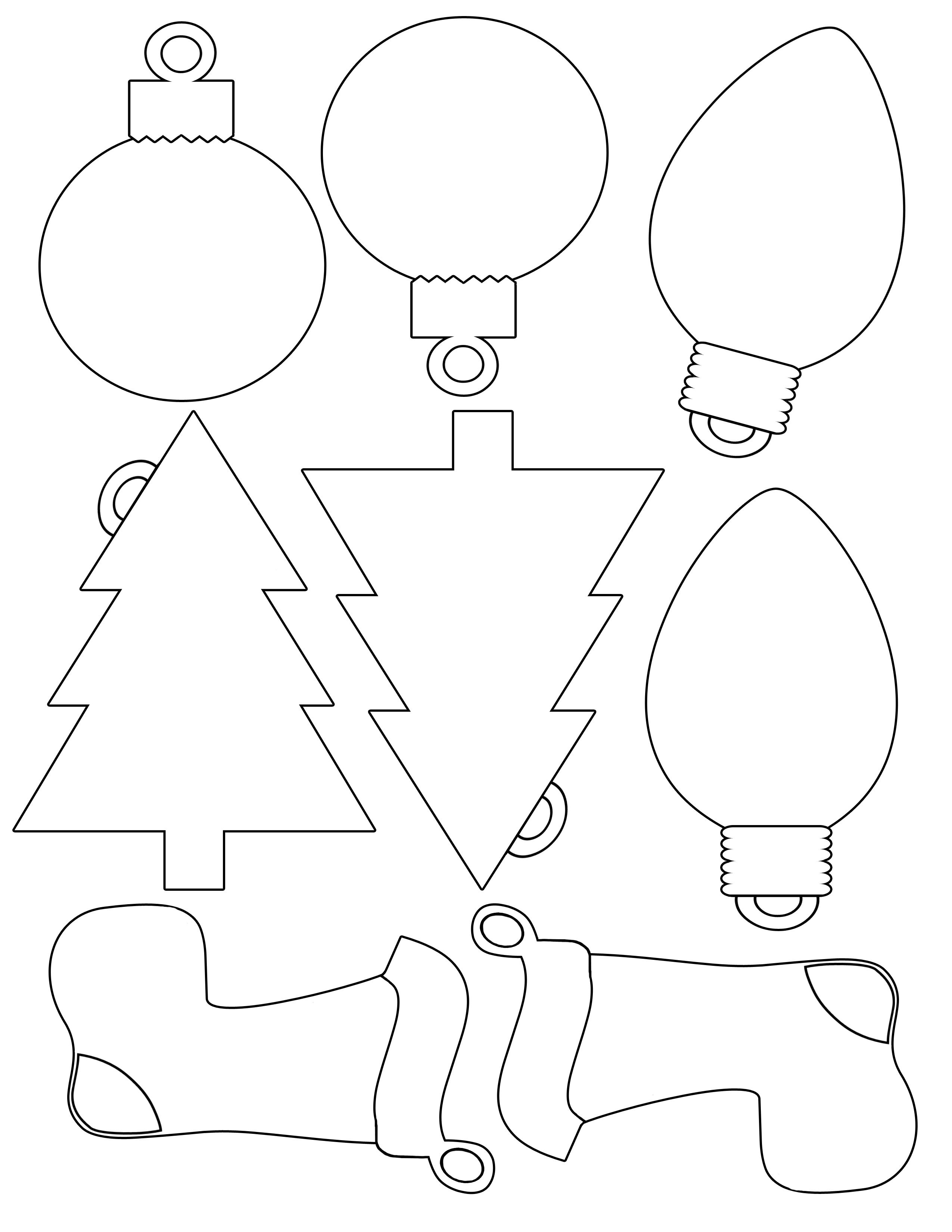 Pinionka Stoianova On Шаблони | Printable Christmas Ornaments - Free Printable Christmas Ornaments Stencils