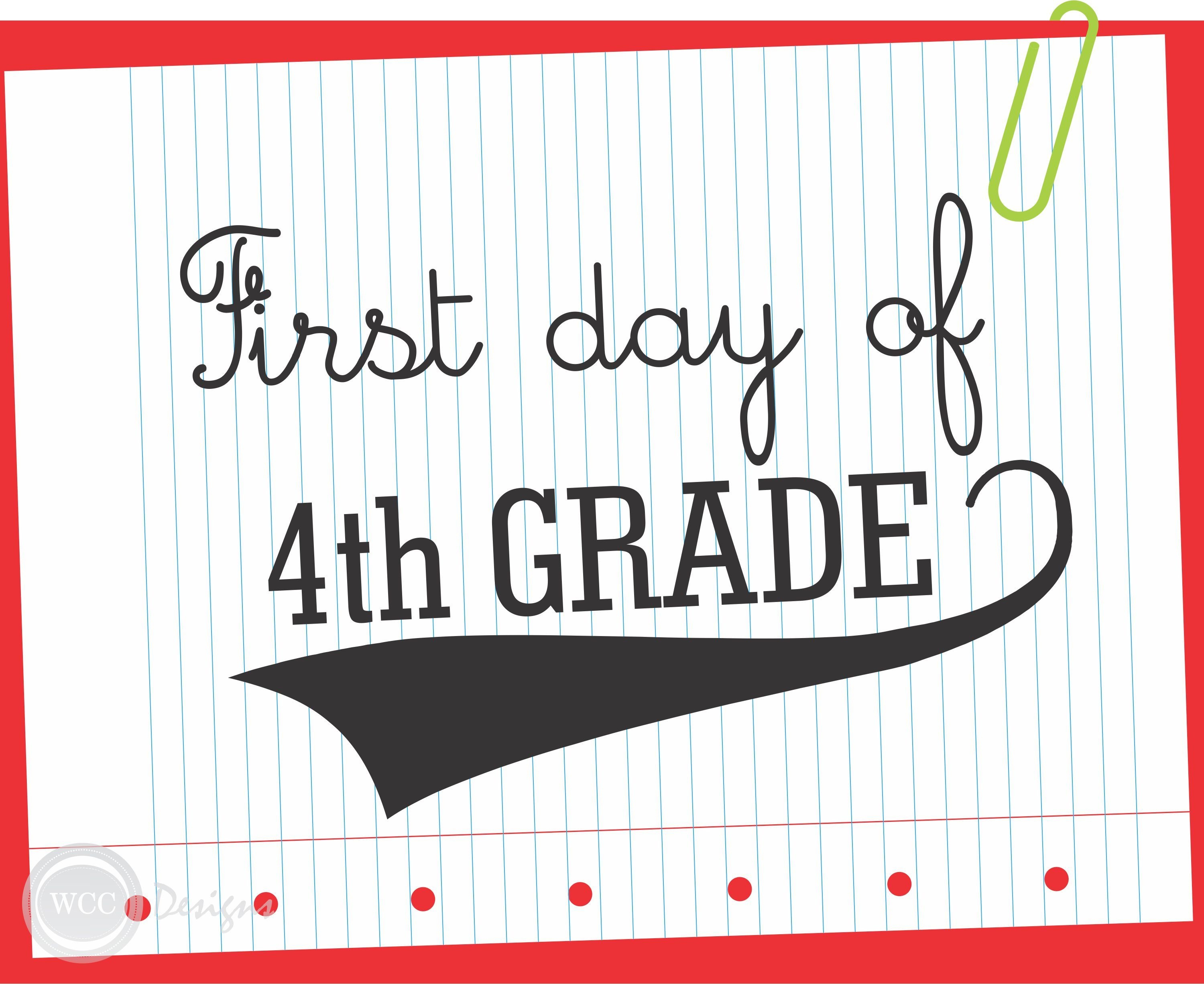 First Day Of School 6th Grade Sign