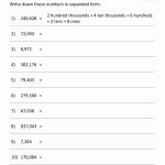 Place Value Worksheet   Up To 10 Million   Free Printable Expanded Notation Worksheets