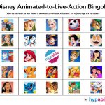 Play Our 'disney Animated To Live Action' Bingo Game! | Hypable   Free Printable Disney Stories