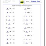 Pre Algebra   Free Printable Algebra Worksheets Grade 6