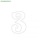 Print Free Spirals Number Stencils Online   Freenumberstencils   Free Printable Number Stencils