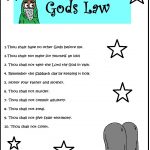 Printable 10 Commandments Coloring Pages Trials Ireland   Free Catholic Ten Commandments Printable