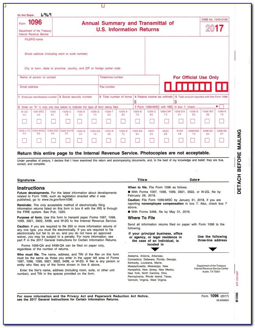 Printable 1096 Form 2016 - Form : Resume Examples #qz28J4Zpkd - Free Printable 1096 Form 2015