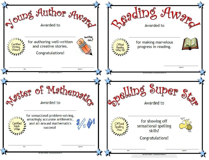 Free Printable Honor Roll Certificates Kids