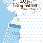 Printable Baby Shower Invitations   Free Baby Boy Shower Invitations Printable