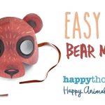Printable Bear Mask Template + Easy Diy Costume Idea!   Youtube   Free Printable Bear Mask