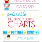 Printable Bedtime Routine Charts   Bitz & Giggles   Free Printable Bedtime Routine Chart