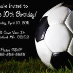 Printable Birthday Invitations Teenage Boys | Free Printable   Free Printable Soccer Birthday Invitations