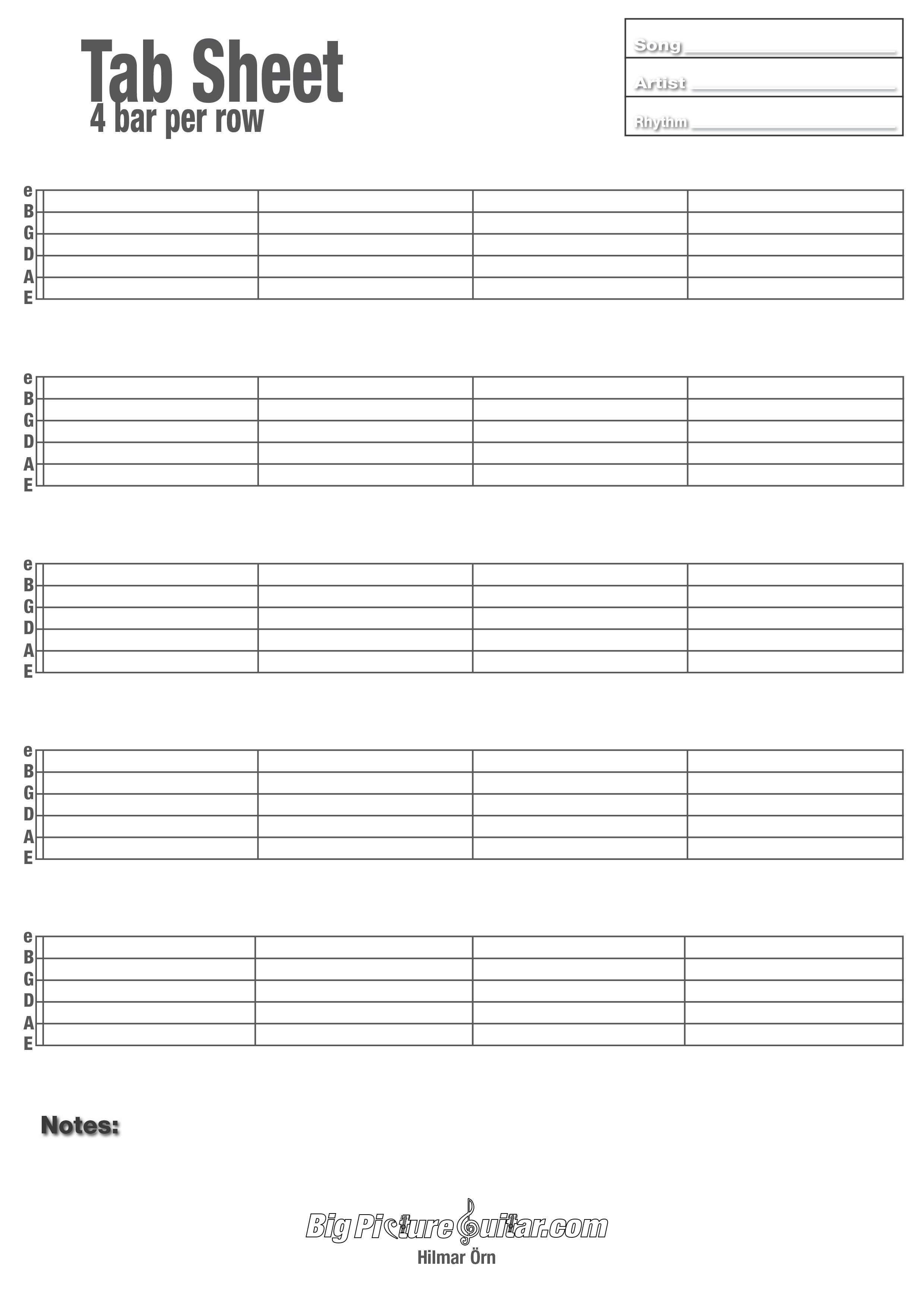 guitar-tab-paper-printable