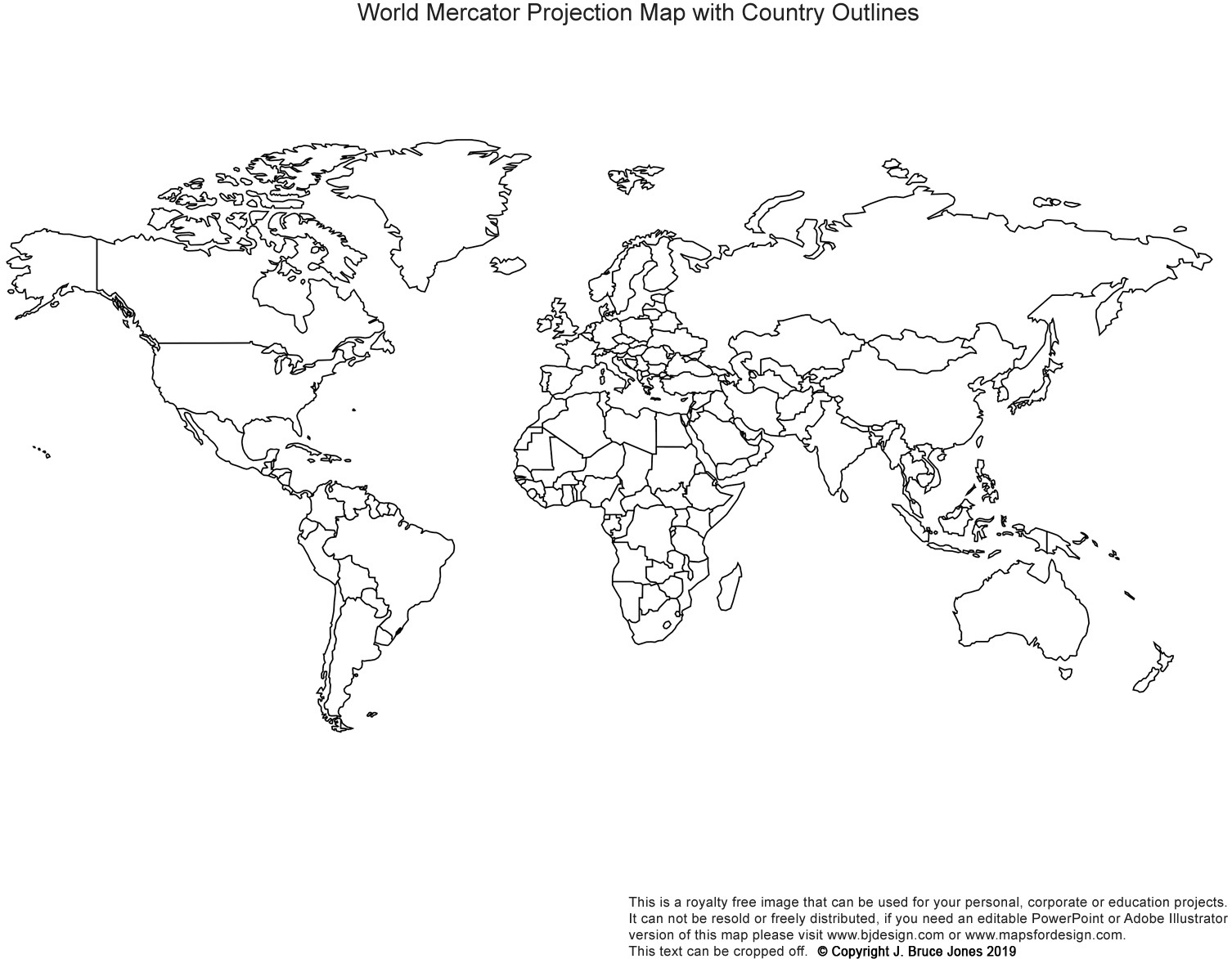 Template Of The World Map