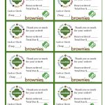 Printable Brownie Girl Scouts Cookie Sales Invoice And Thank You   Free Printable Eagle Scout Thank You Cards