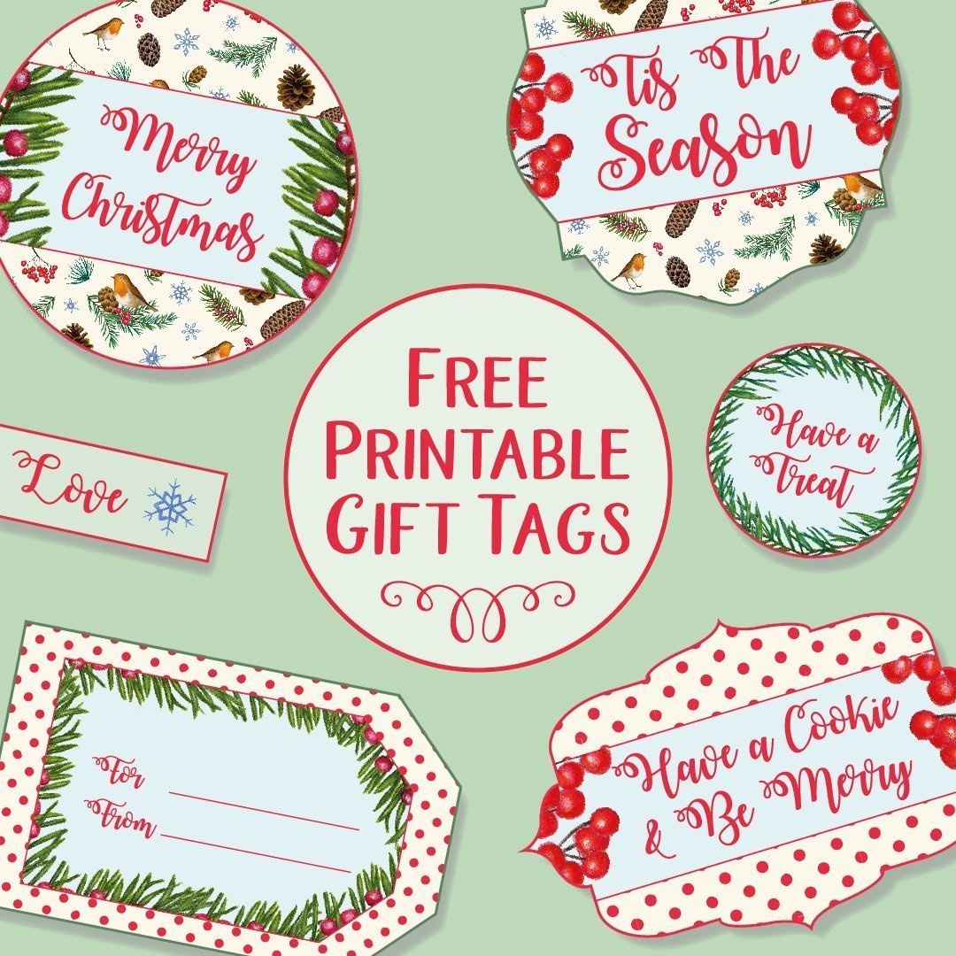 Printable Christmas Gift Tags - Free Printable Christmas Food Labels