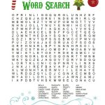 Printable Christmas Word Search For Kids & Adults   Happiness Is   Free Printable Christmas Word Games For Adults