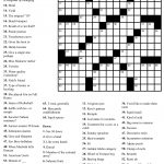 Printable Crosswords About Friendship Trials Ireland   Free Printable Sunday Crossword Puzzles