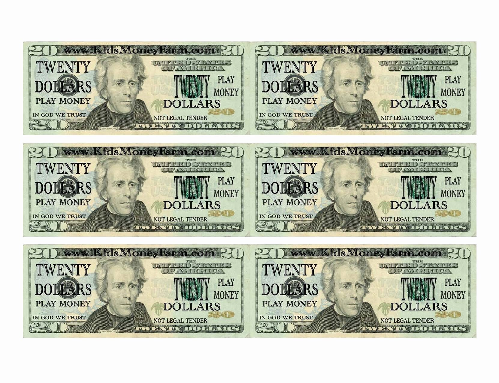 Free Printable Fake Money That Looks Real Free Printable