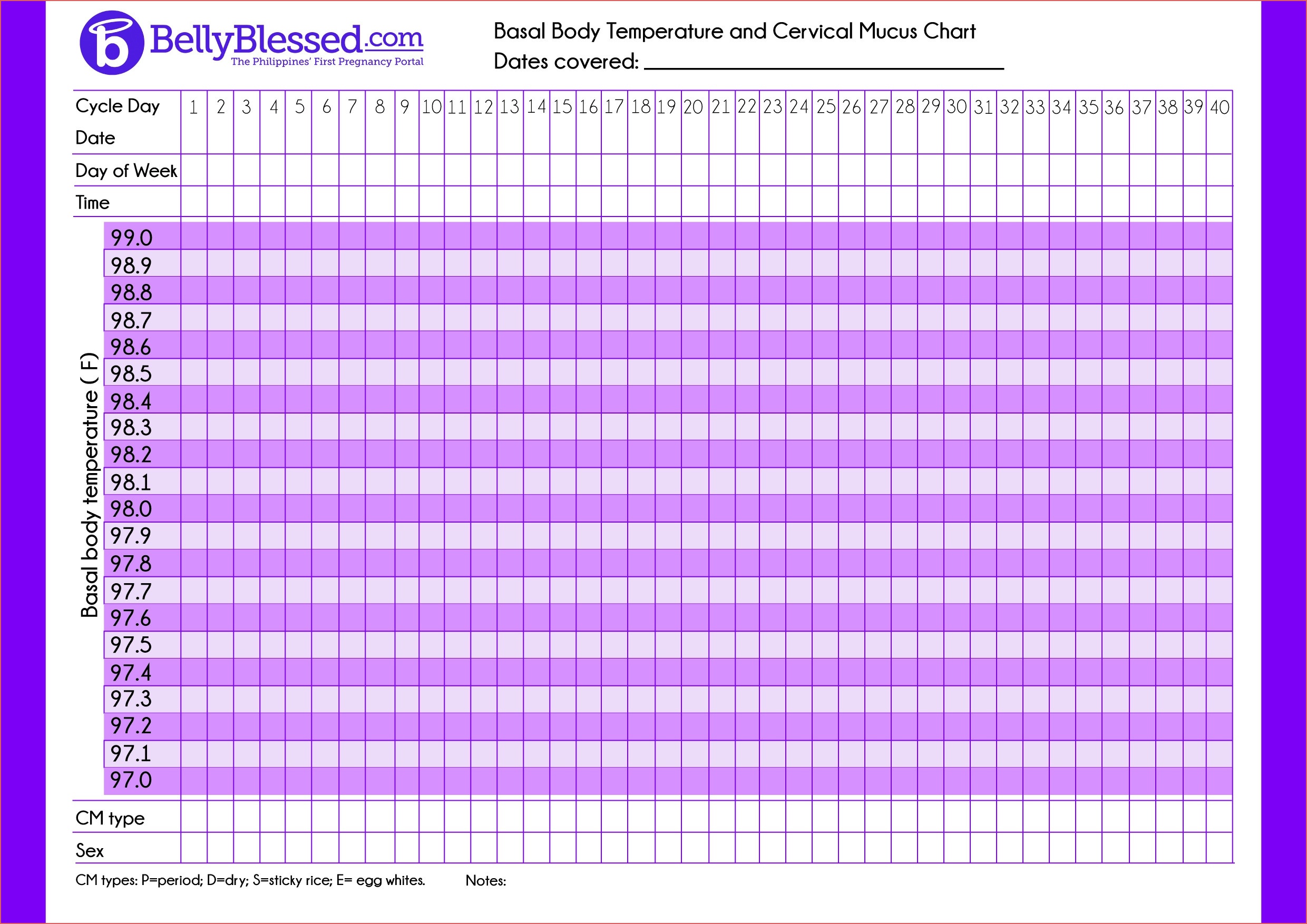 Printable Fertility Calendar Fertility Chart Printable Online - Free Printable Fertility Chart