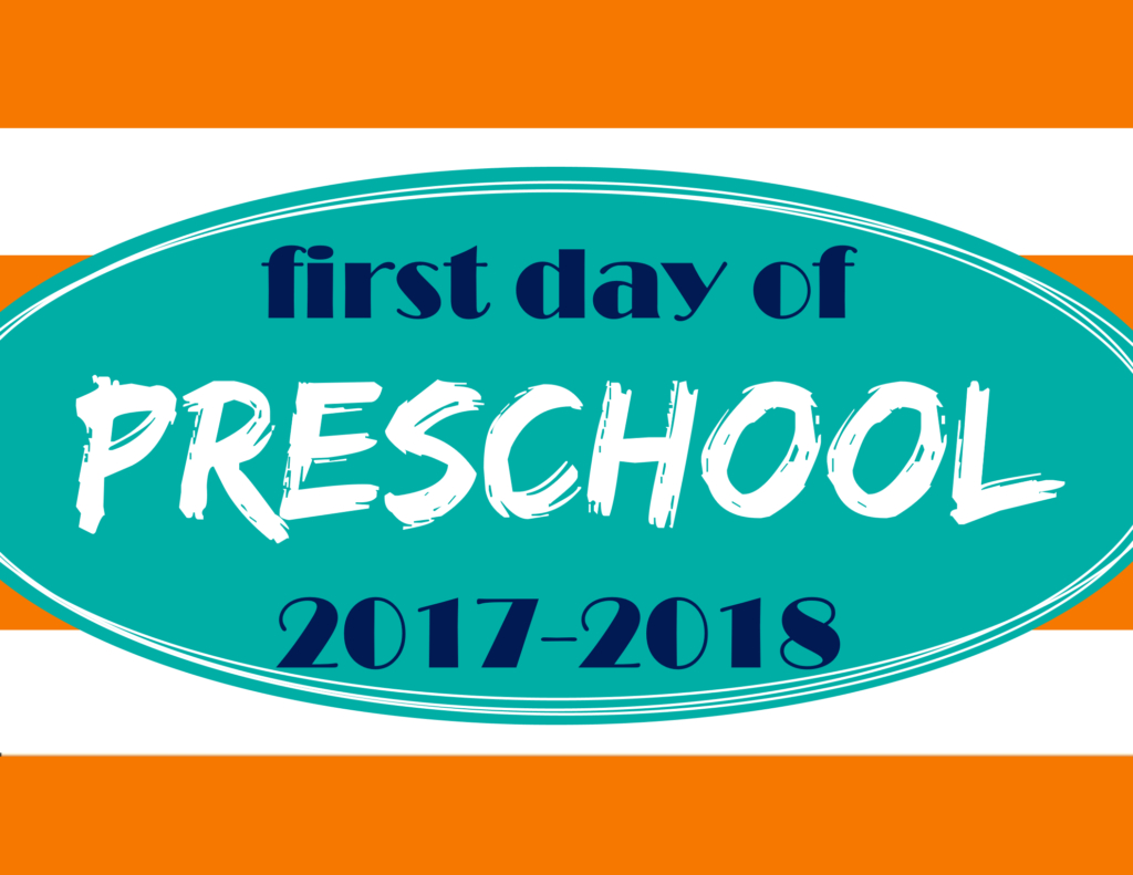 Printable First Day Of School Signs 2017 – Mary Martha Mama - Free Printable First Day Of School Signs 2017