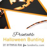 Printable Halloween Bunting | *the "pinspiration" Place | Halloween   Free Printable Halloween Party Decorations