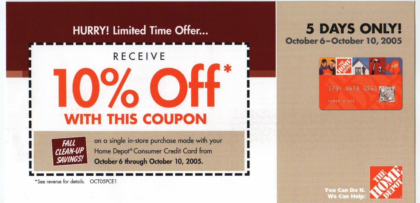 Home Depot 15 Off Printable Coupon Delivered Instantly To Your Free