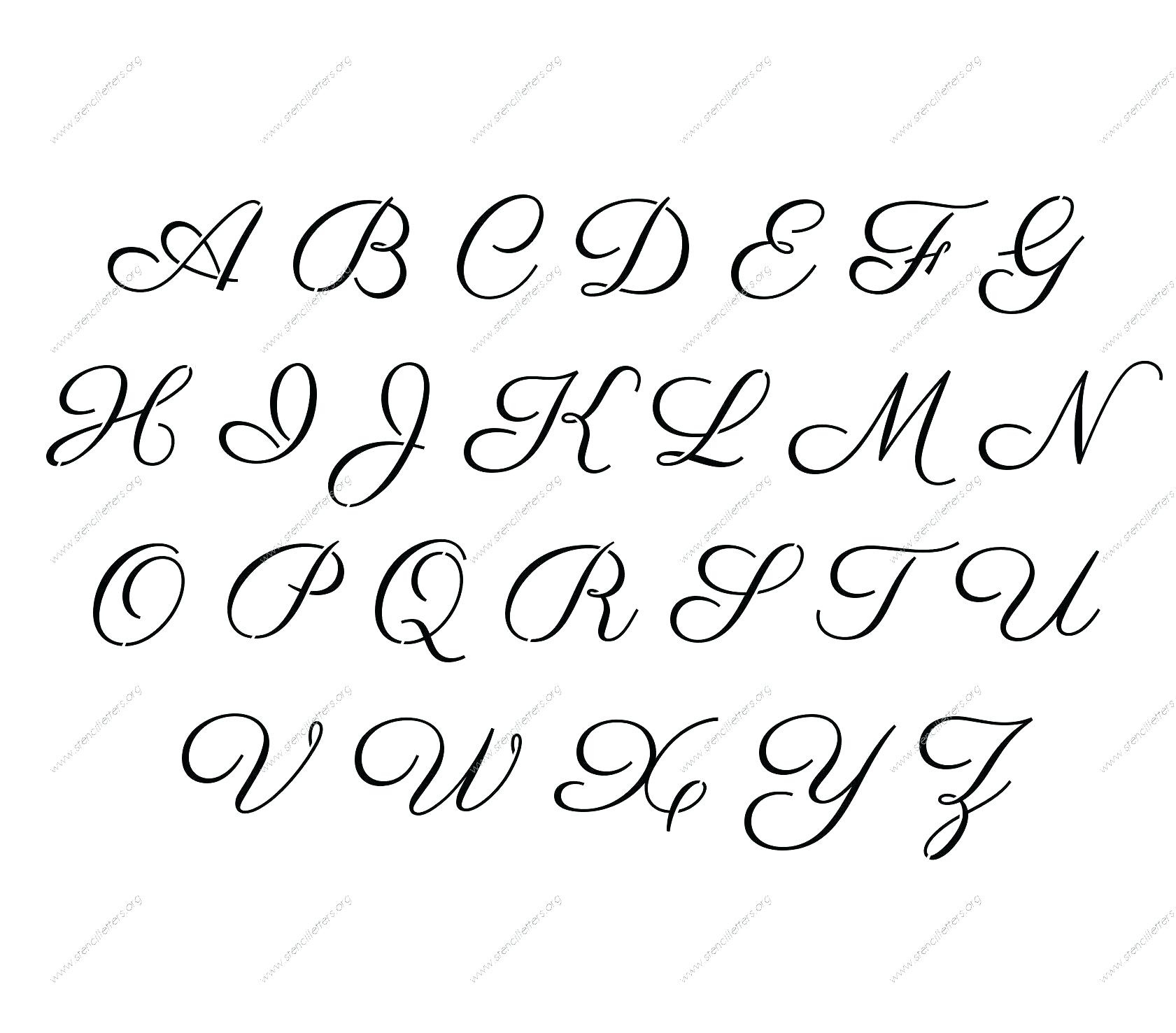 Printable Letter Templates Large Letter Te 9 Best Images Of - Free Printable Alphabet Stencils